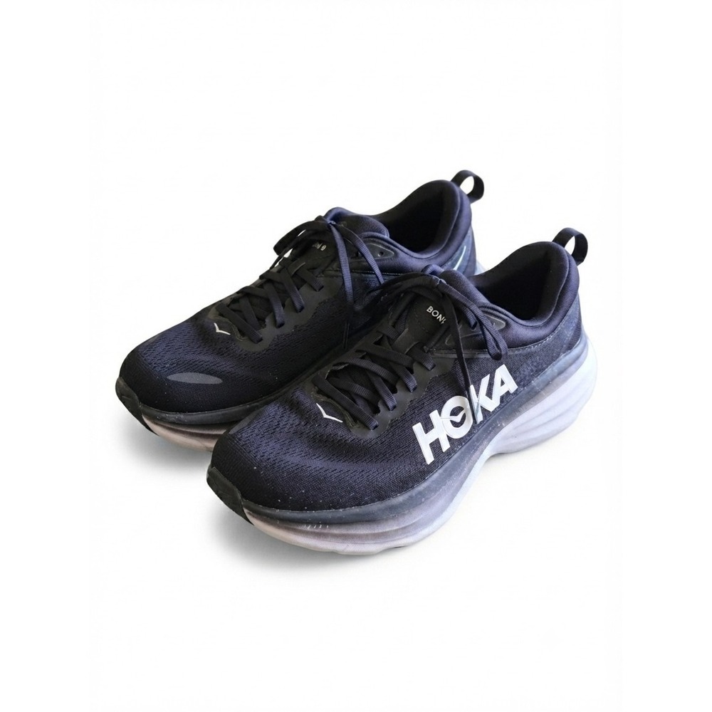 Size 8.5 - Hoka One One HOKA Bondi 8 Black White W